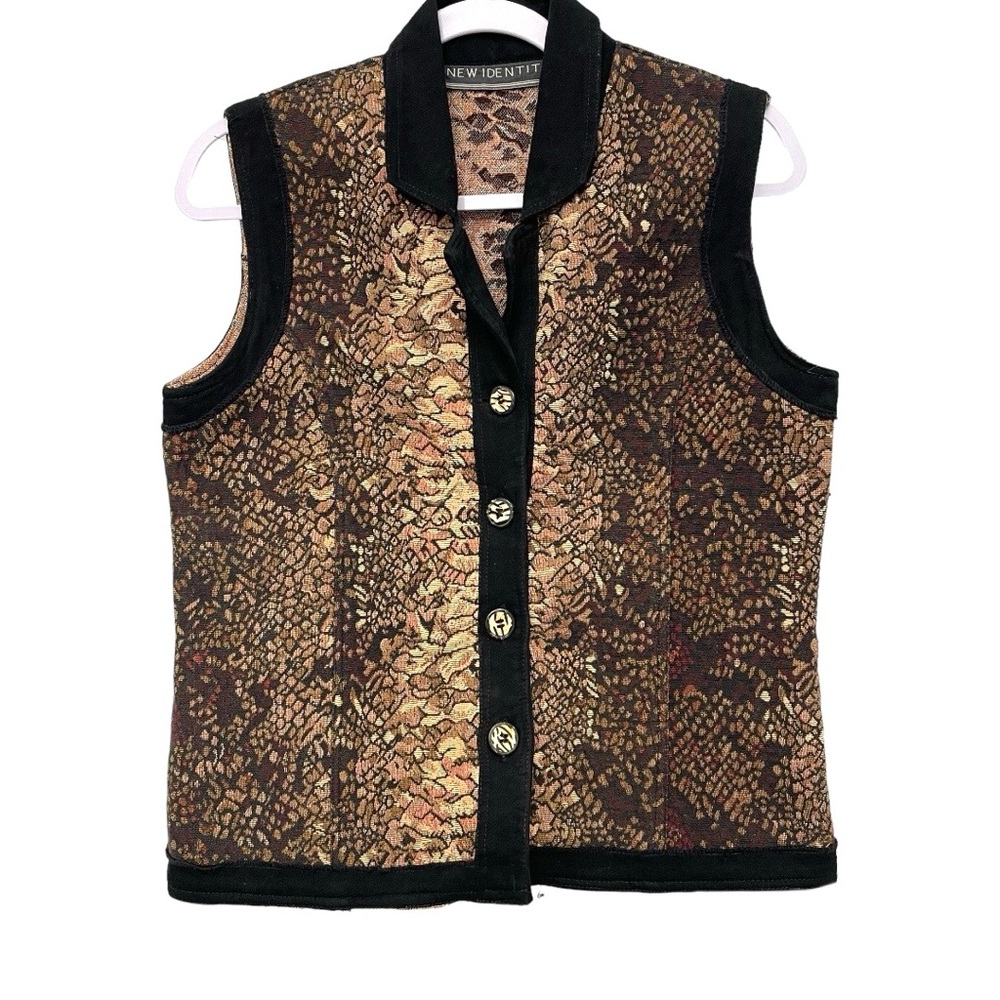 Vintage New Identity Woven Vest